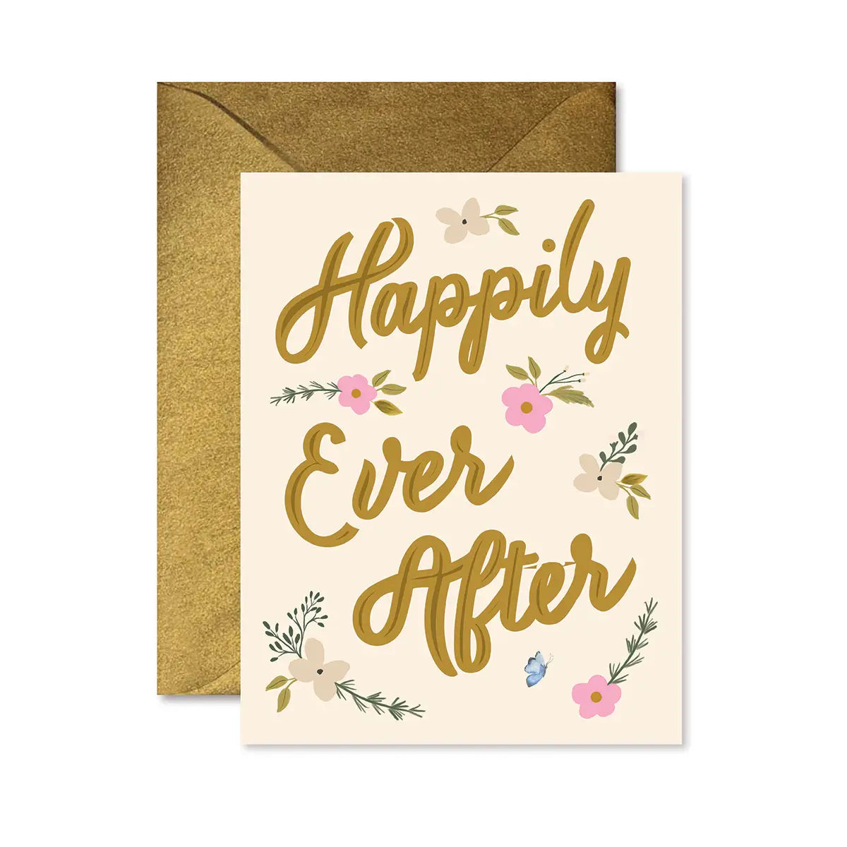 Happily Ever After Wedding Greeting Card