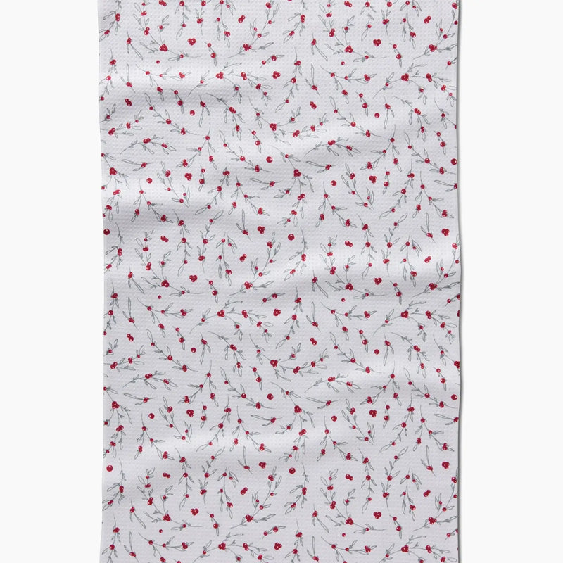 Holiday Sprigs Tea Towel