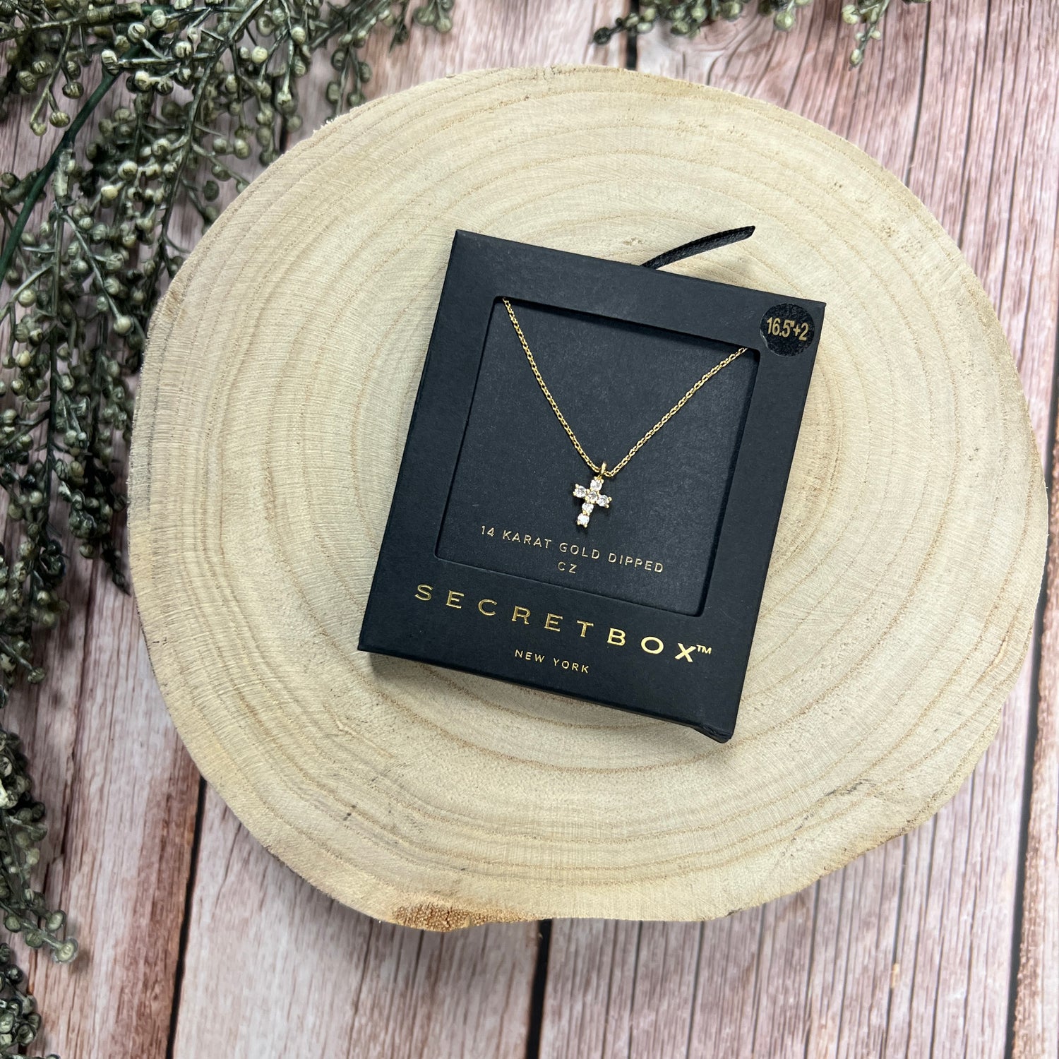 Secret Box Cross Necklace