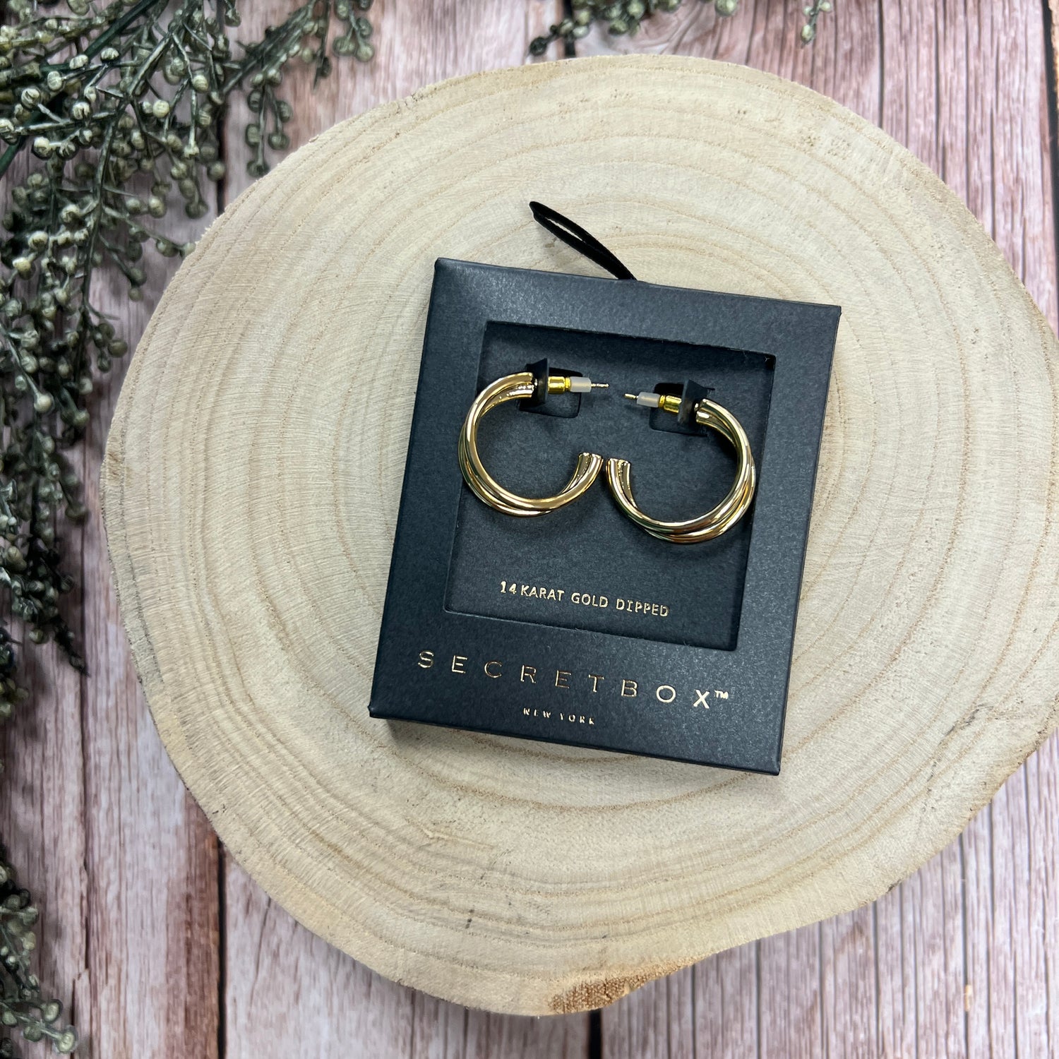 Secret Box Layered Hoop Earrings