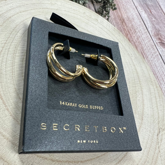 Secret Box Layered Hoop Earrings