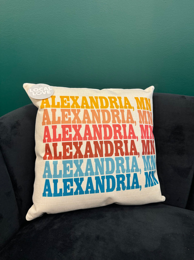 Alexandria, MN Square Pillow