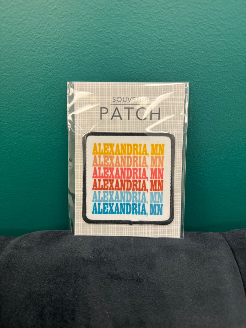 Alexandria, MN Iron-On Patch