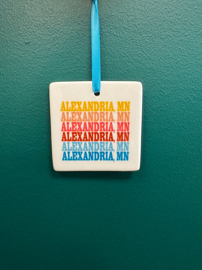 Alexandria, MN Christmas Ornament