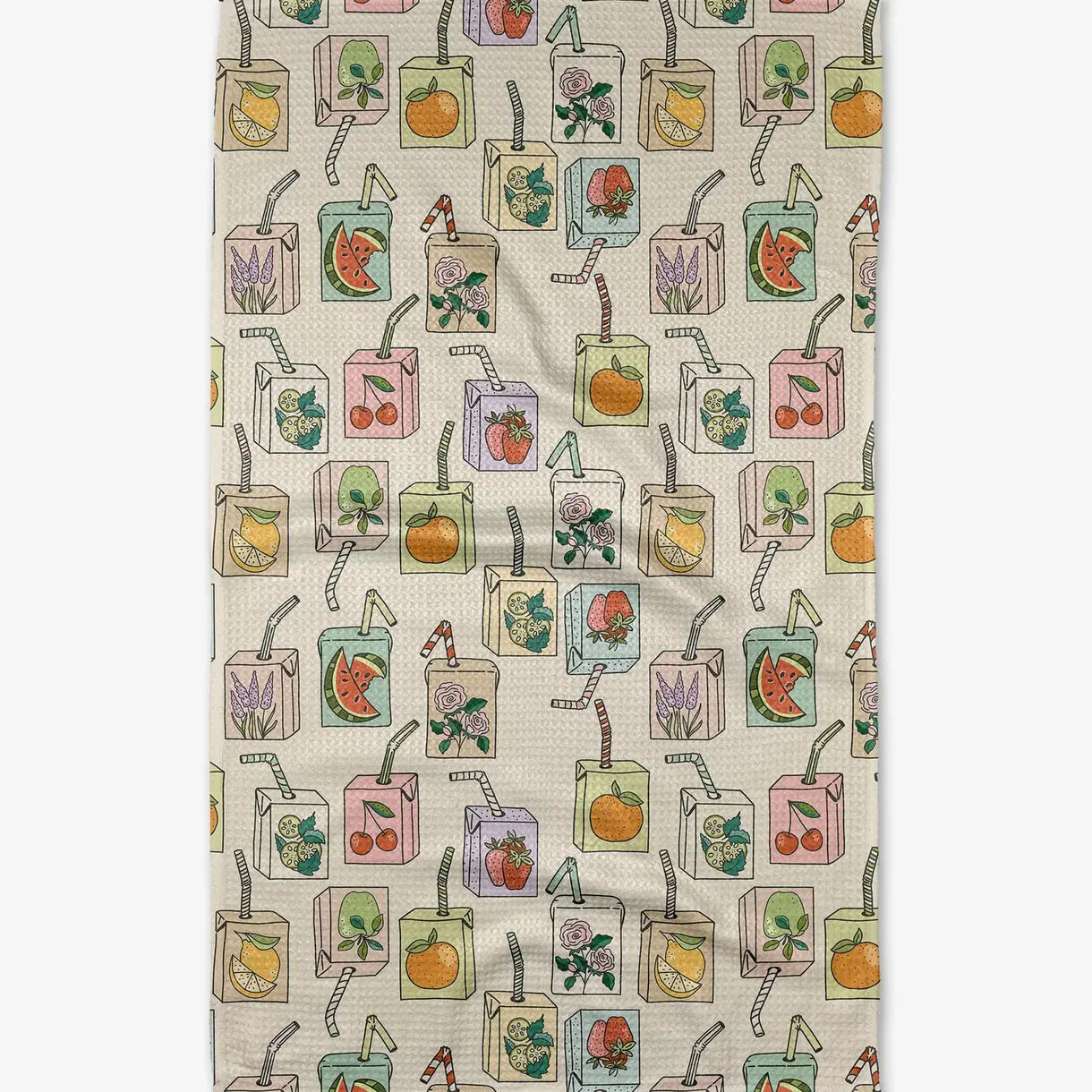 Juice Box Retro Tea Towel