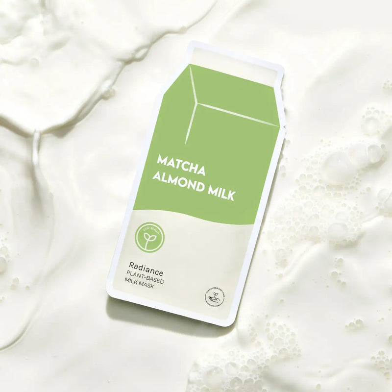 Matcha Almond Milk Radiance Plant-Based Milk Sheet Mask