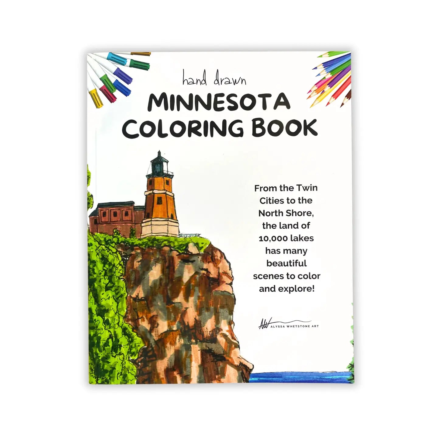 Minnesota Hand-Drawn Coloring Book