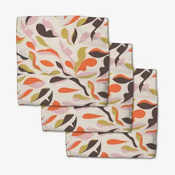 Playful Leaves Dishcloth Set