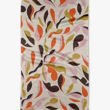 Playful Leaves Tea Towel