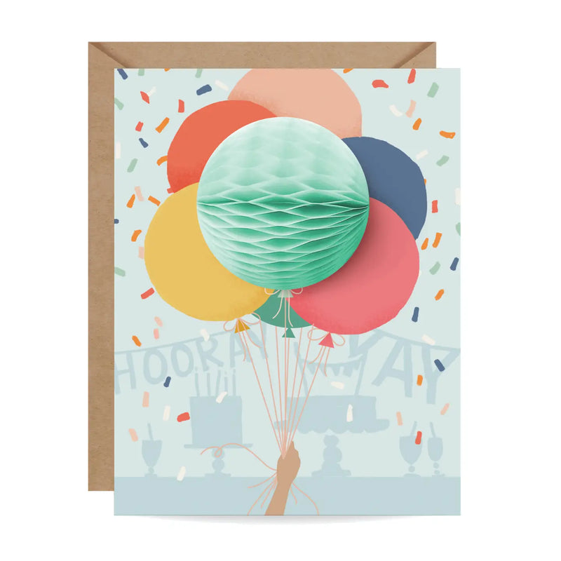 Pop-Up Card - Balloon Bunch