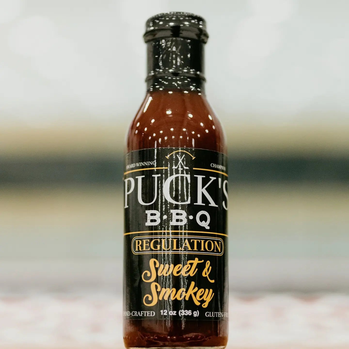 Puck's Regulation - Sweet & Smokey Bbq Sauce 12 oz.