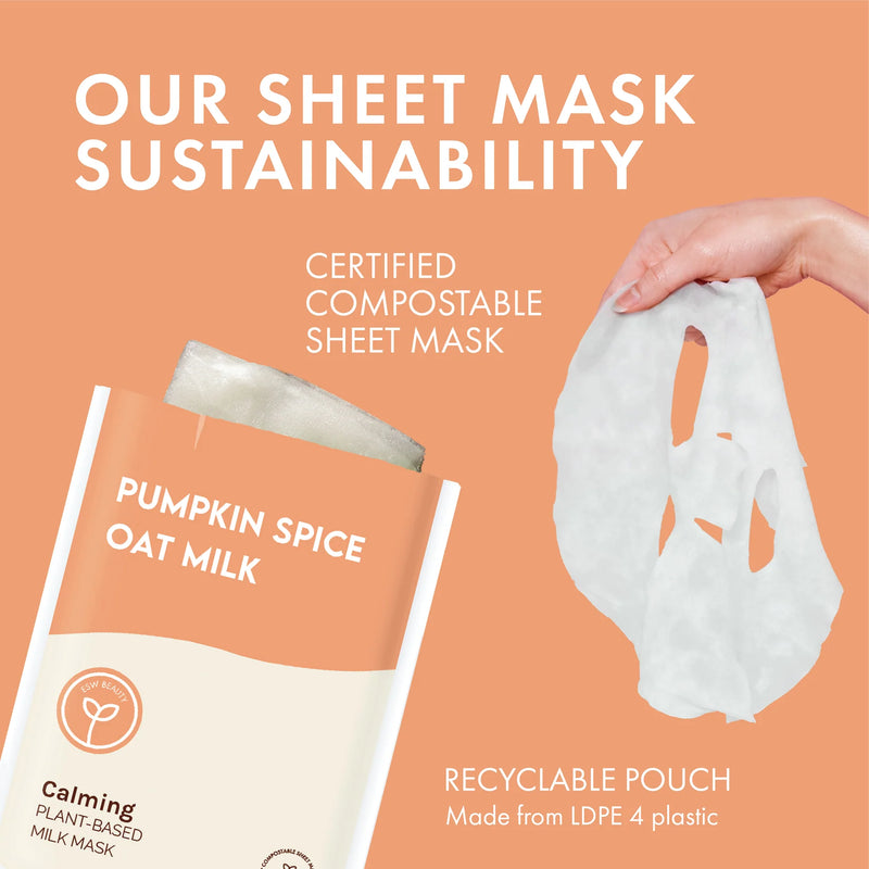 Pumpkin Spice Oat Milk Plant-Based Milk Mask