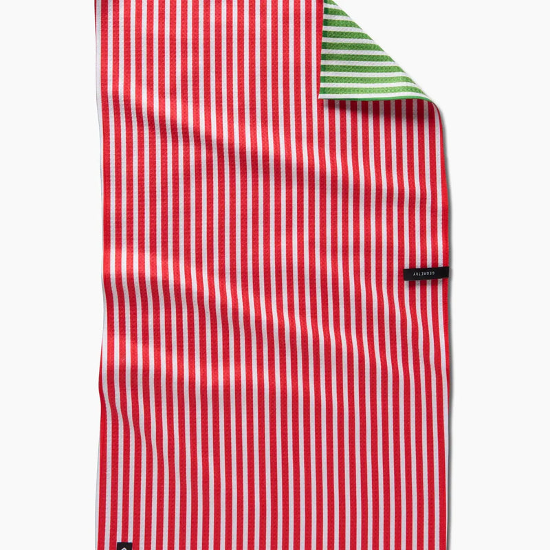 Red and Green Double Sided Tea Towel