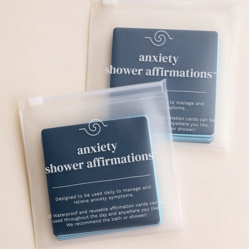 Shower Affirmation™ Cards - Anxiety