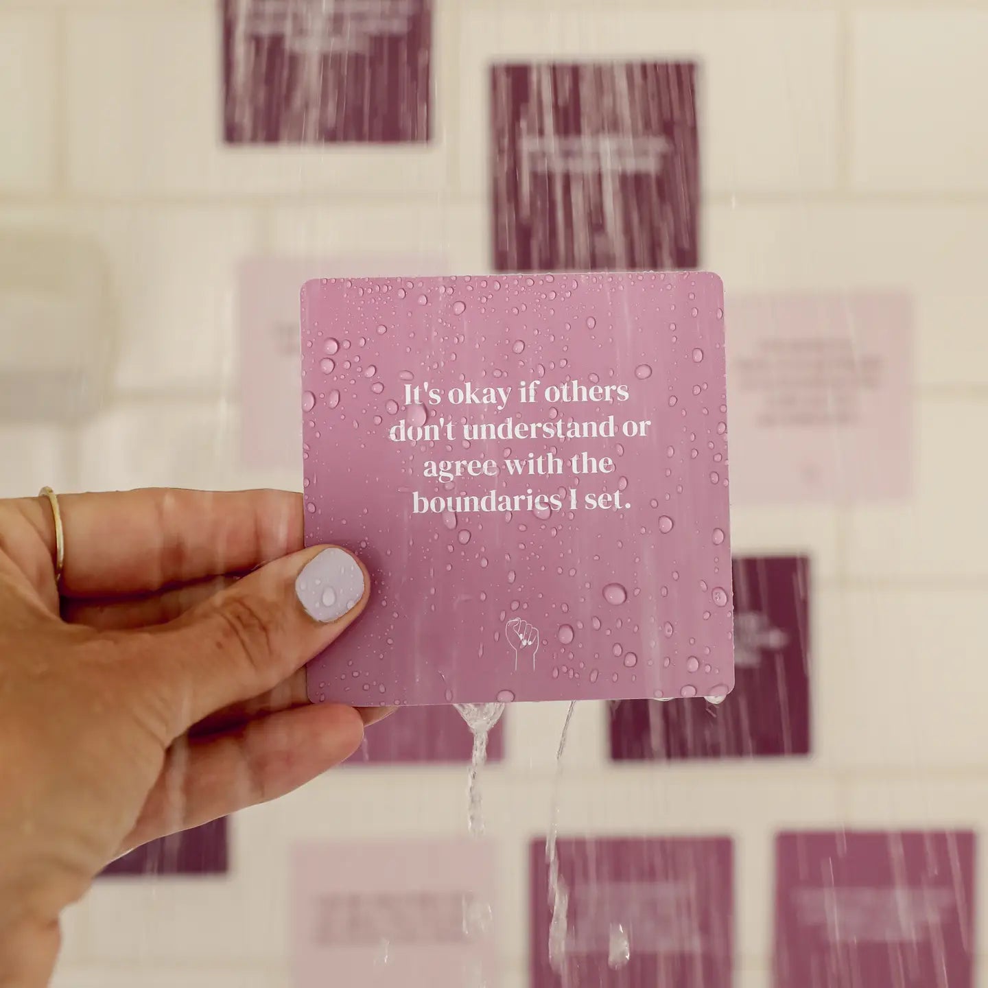 Shower Affirmation™ Cards - Boundaries