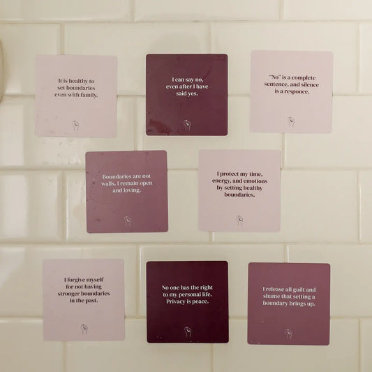 Shower Affirmation™ Cards - Boundaries