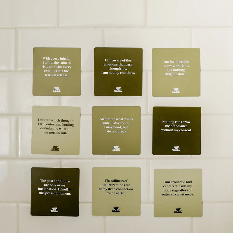 Shower Affirmation™ Cards - Grounding