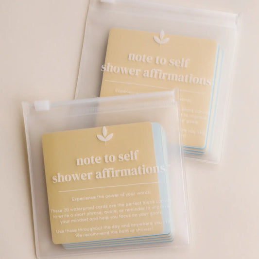 Shower Affirmation™ Cards - Note To Self