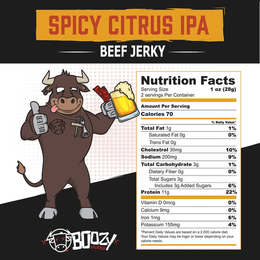 Spicy Citrus Ipa Beef Jerky