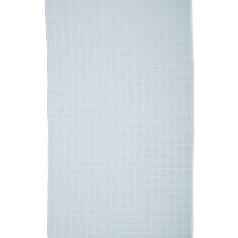 Summer Grid Blue Tea Towel