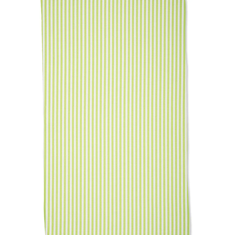 Summer Stripe Green Tea Towel