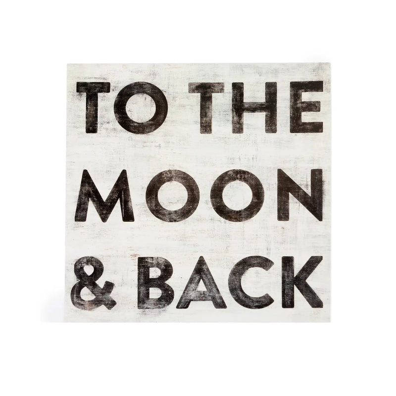 Art Poster - To the Moon & Back