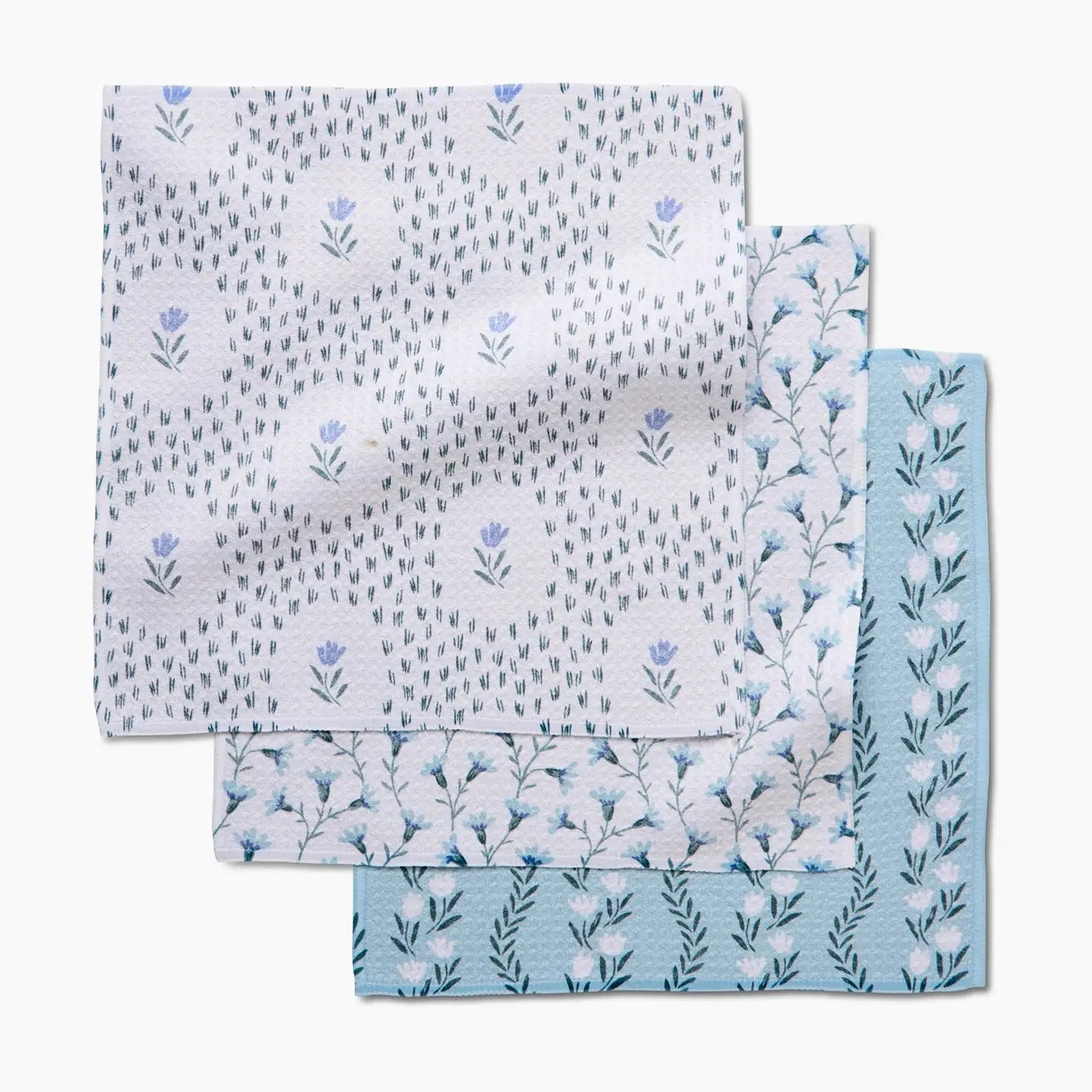 Trailing Farmhouse Florals Dishcloth Set
