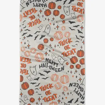 Trick-Or-Treat Tea Towel