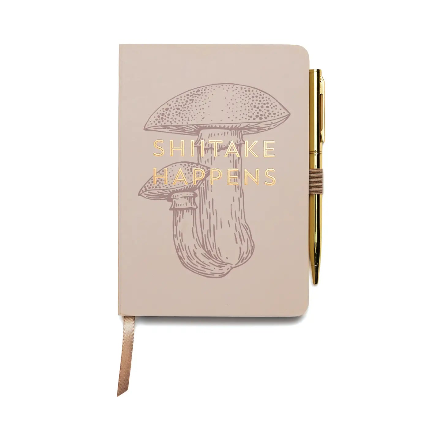 Vintage Sass Notebook with Pen - Shiitake Happens