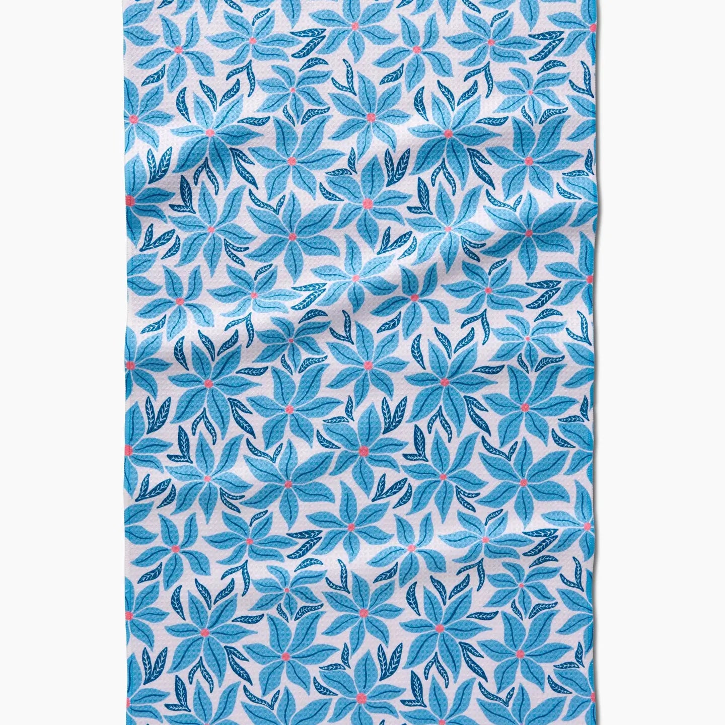 Winter Poinsettia Tea Towel