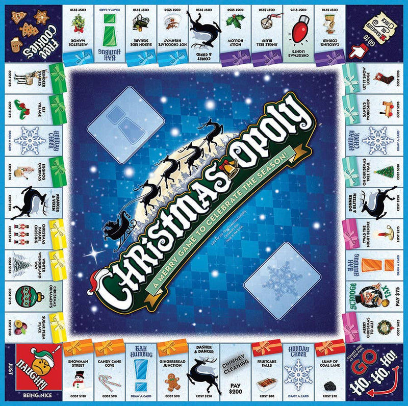 Christmas-Opoly Board Game, by Late for the Sky