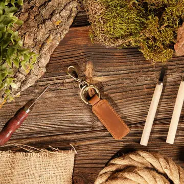 Geniune Leather Keychain