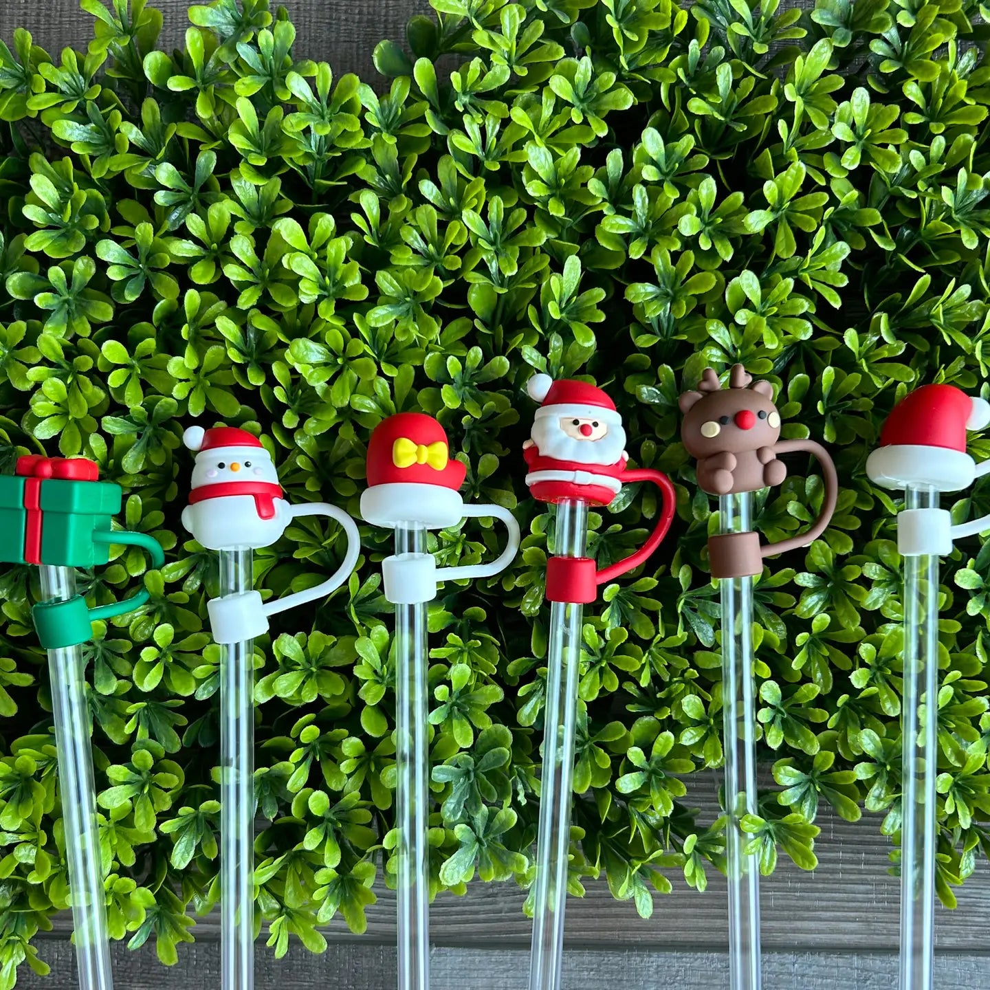 Christmas- Straw Toppers