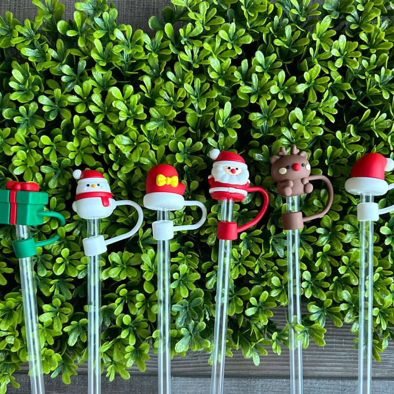 Christmas- Straw Toppers