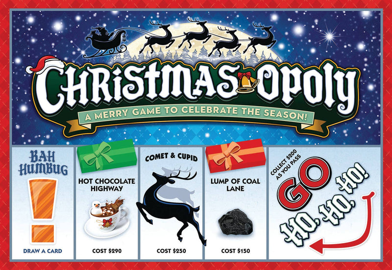 Christmas-Opoly Board Game, by Late for the Sky