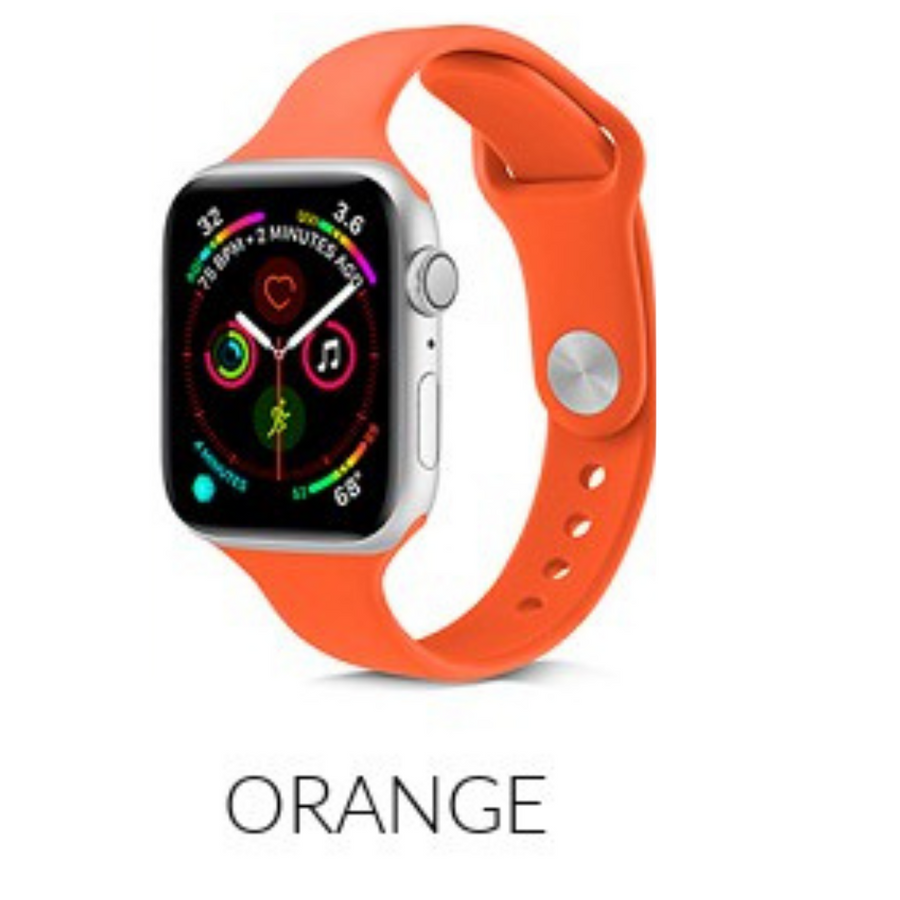Slim Silicone Apple Watch Band