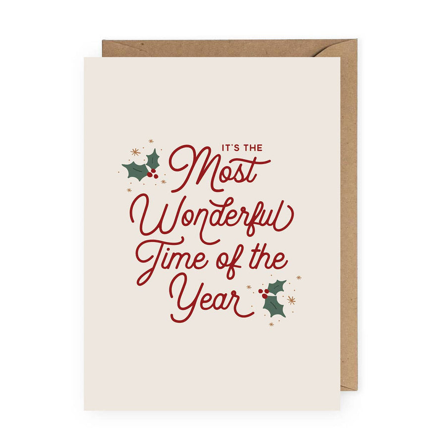 Wonderful Time of The Year Greeting Card