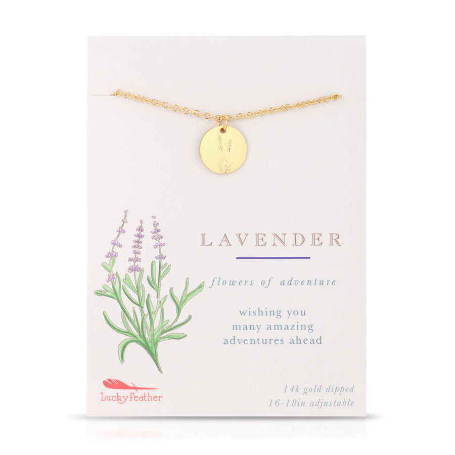 Botanical Necklace - Lavender