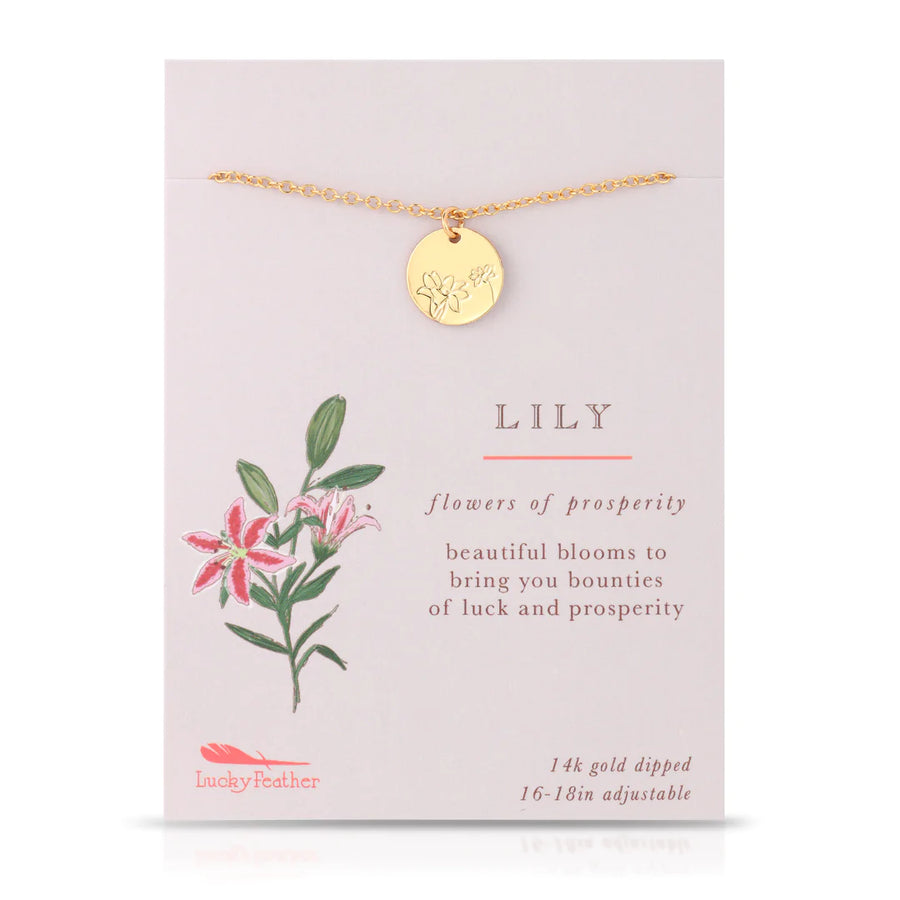 Botanical Necklace - Lily