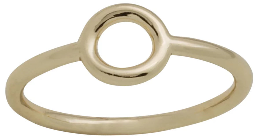Circle Gold Layers Ring