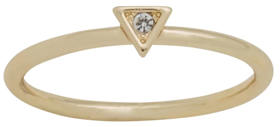 Triangle Gold Layers Ring