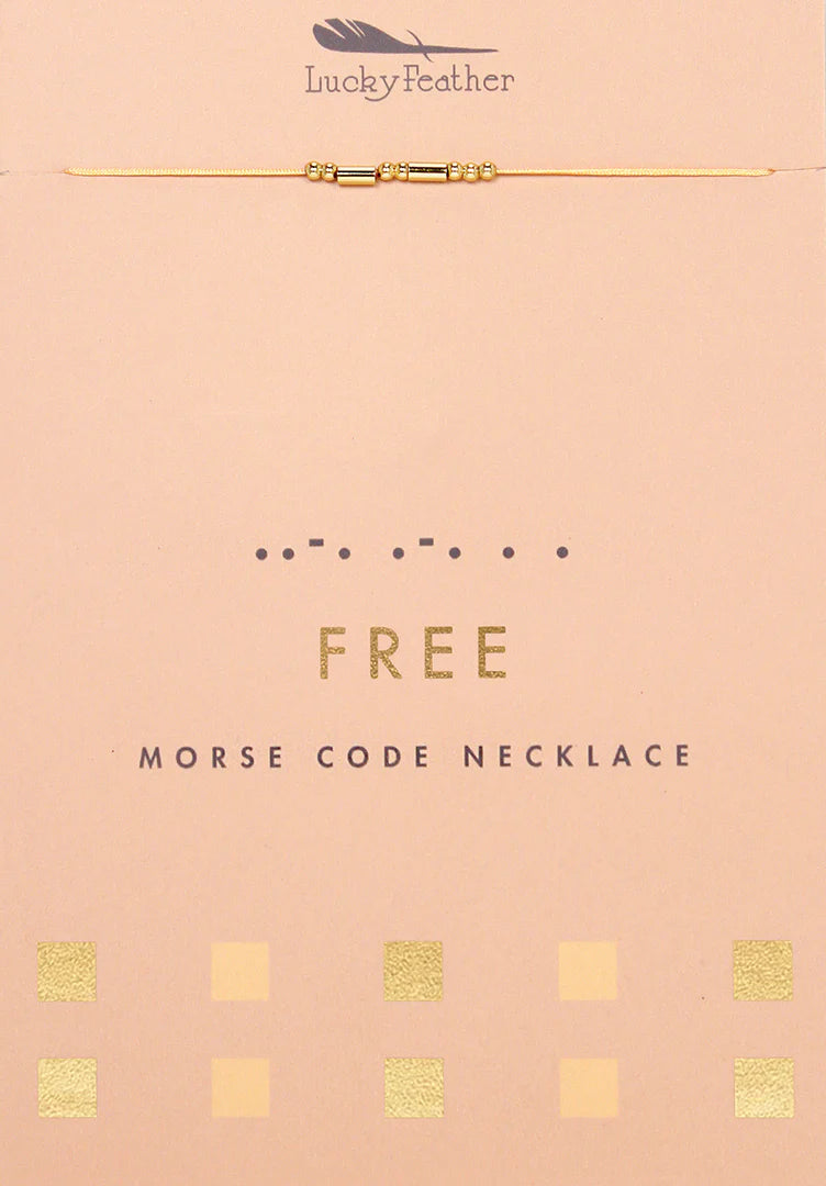 Morse Code Necklace - Free